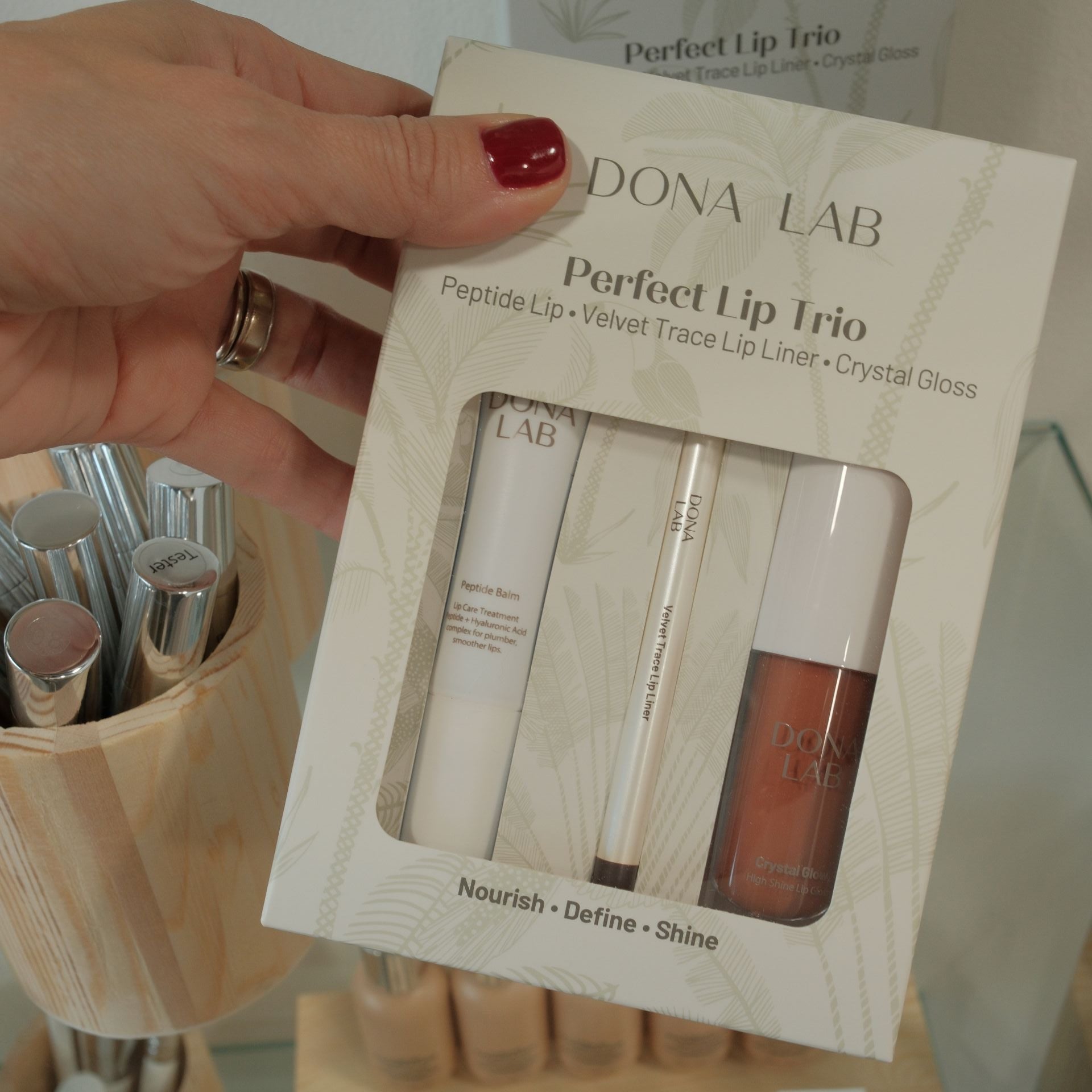 Trío de labios perfecto